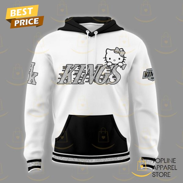 Los Angeles Kings x Hello Kitty Design Hoodie - Image 2