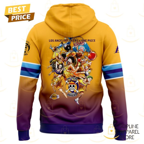 Los Angeles Lakers x Nico Robin One Piece The Straw Hat Pirates Hoodie - Image 3