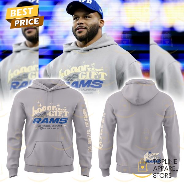 Los Angeles Rams Honor The Gifts Hoodie - Grey