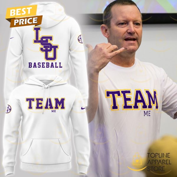 LSU Tigers - Team Me Design Hoodie - White