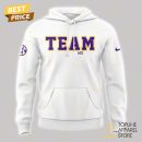 LSU Tigers - Team Me Design Hoodie - White