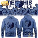 Memphis Grizzlies 2025 Design Blue Hoodie