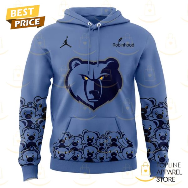 Memphis Grizzlies 2025 Design Blue Hoodie - Image 2