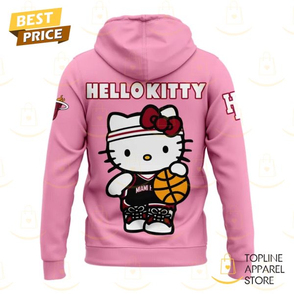 Miami Heat x Hello Kitty Hoodie - Pink - Image 3