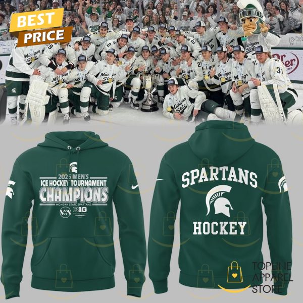 Michigan State Spartans Mens Ice Hockey x BIG10 Championship Hoodie