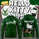 Milwaukee Bucks x Hello Kitty 2025 Hoodie - Green