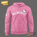 Milwaukee Bucks x Hello Kitty 2025 Hoodie - Pink