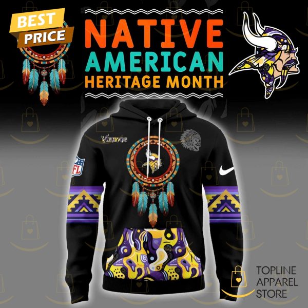 Minnesota Vikings Native American Heritage Month Hoodie - Image 2