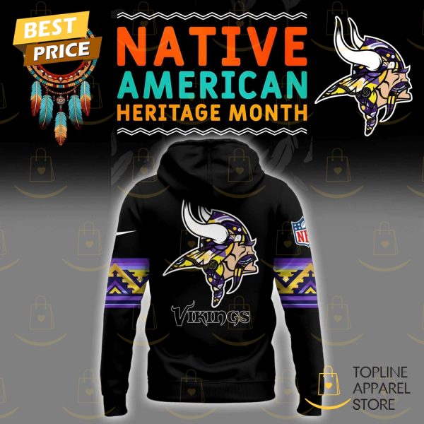 Minnesota Vikings Native American Heritage Month Hoodie - Image 3