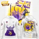 Minnesota Vikings 2024-2025 London Hoodie - White
