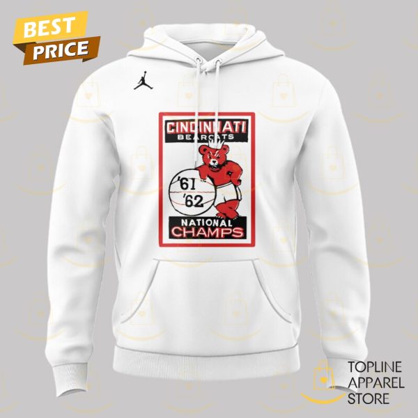National Champs Cincinnati Bearcats Hoodie - White - Image 2
