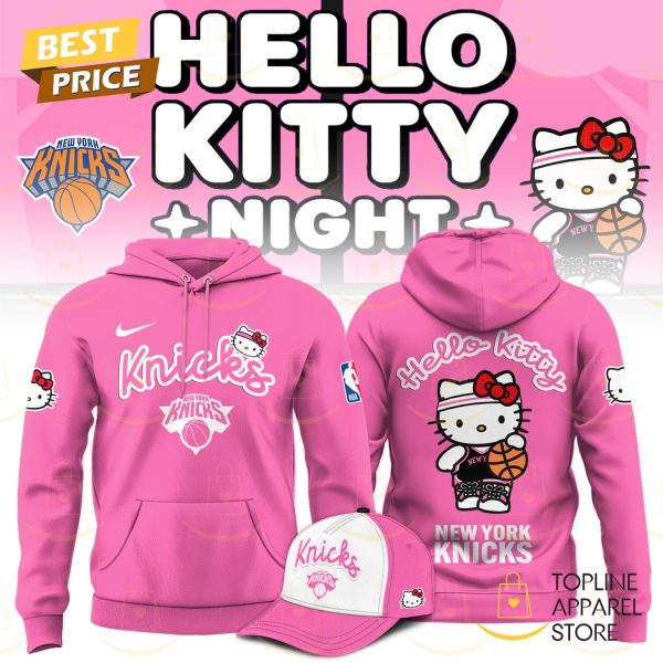 New York Knicks x Hello Kitty Night 2025 Hoodie - Pink