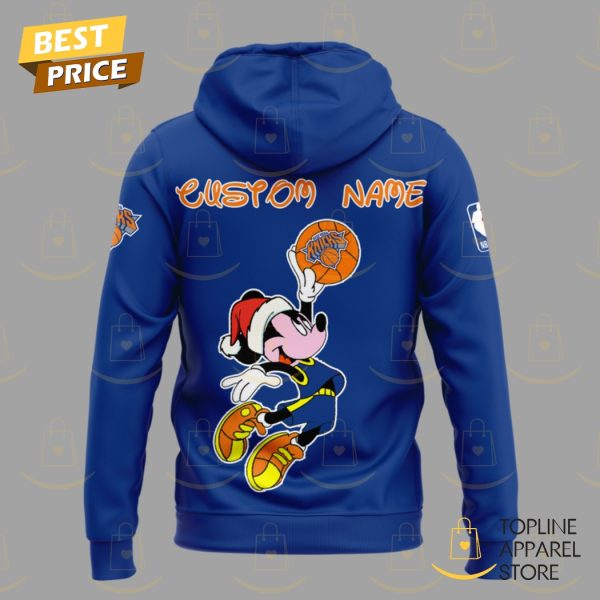New York Knicks Basketball x Mickey Mouse Hoodie - Image 3