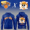 New York Knicks x One Piece Hoodie - Blue