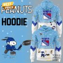 New York Rangers Peanuts & Snoopy Night Hoodie - Blue