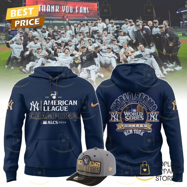 New York Yankees American League Champions 2024-2025 Hoodie