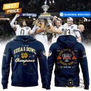 Notre Dame Fighting Irish Football 2025 Sugar Bowl Champions Hoodie - Blue