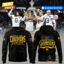 Notre Dame Fighting Irish Football Champions Sugar Bowl 2025 Hoodie - Black