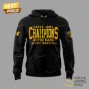 Notre Dame Fighting Irish Football Champions Sugar Bowl 2025 Hoodie - Black