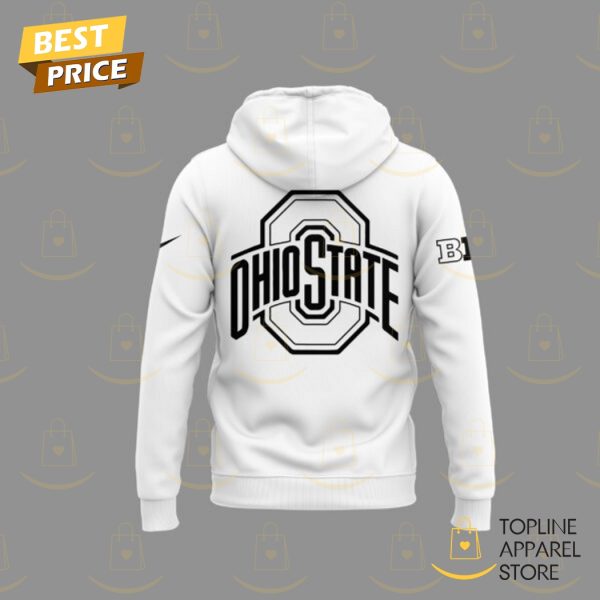Ohio State Buckeyes Football Follow Jesus Hoodie - White - Image 3