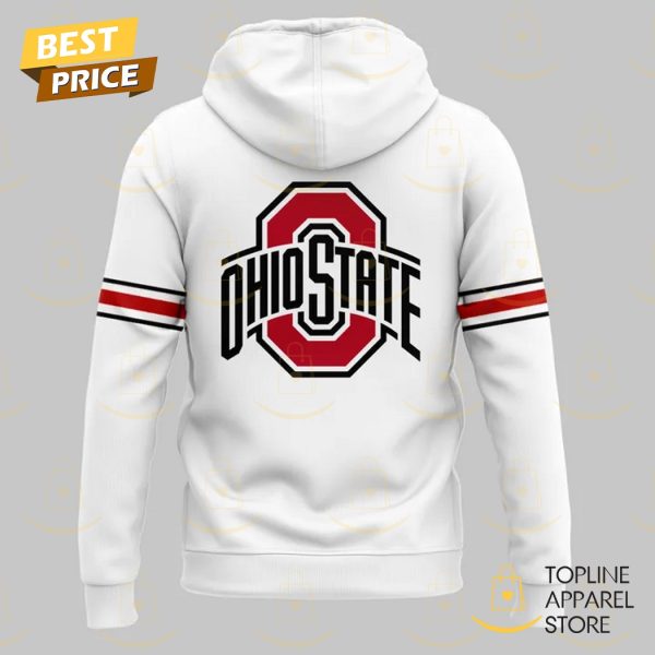Ohio State Buckeyes Pro Day 2025 Hoodie - White - Image 3
