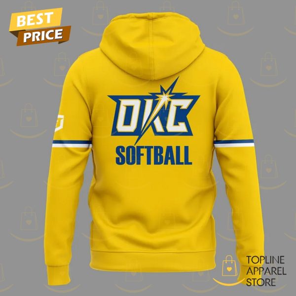 Oklahoma City Spark Softball 2025 Hoodie - Gold - Image 3