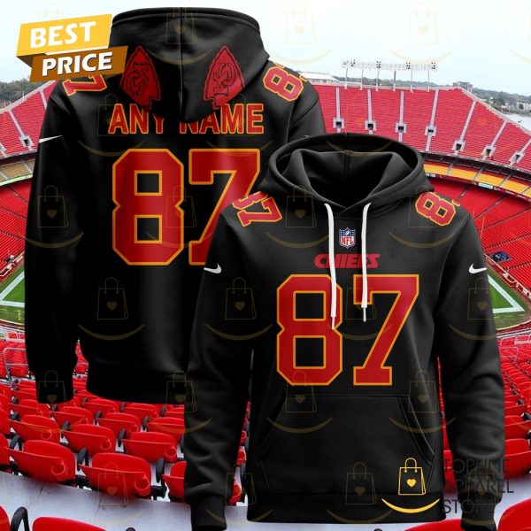 Personalized 2025 Kansas City Chiefs Design Hoodie - Black