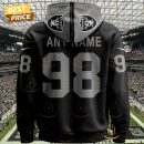 Personalized 2025 Las Vegas Raiders Design Hoodie - Black