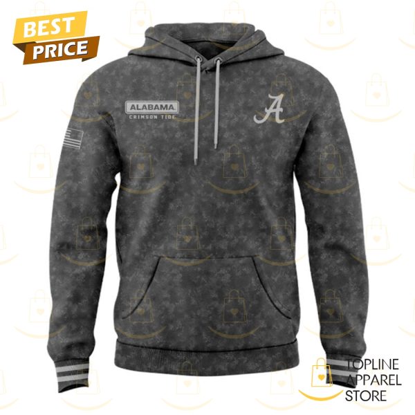 Personalized Honors Military Personnel Alabama Crimson Tide Football Hoodie - Image 2