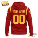 Personalized USC Trojans Football Design Hoodie - Red