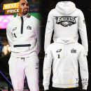 Philadelphia Eagles Super Bowl LIX Design Hoodie - White