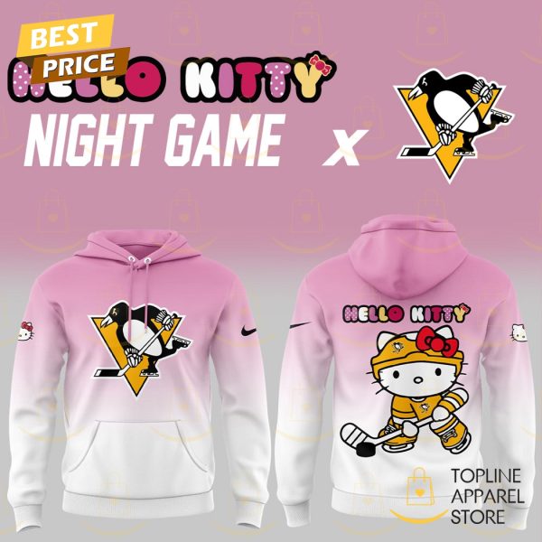 Pittsburgh Penguins x Hello Kitty Night Game Hoodie - Pink