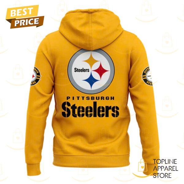 Pittsburgh Steelers Throwback 50th Anniversary Super Bowl Design Hoodie - Gold - Image 3