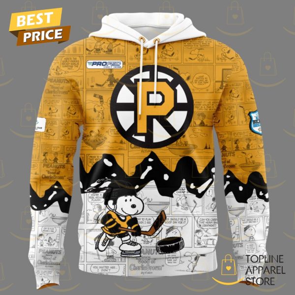 Providence Bruins x Peanuts 75th Anniversary Hoodie - Image 2