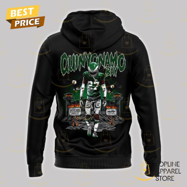 Quinyonamo Bay Philadelphia Eagles Design Hoodie - Image 3