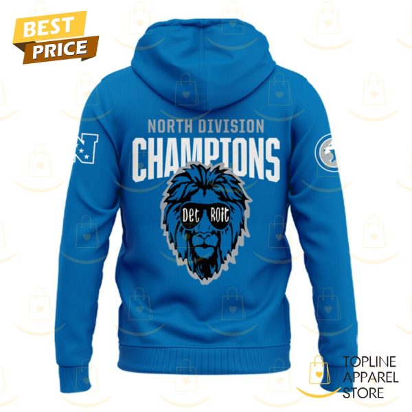 Ready To Roll 2024-2025 NFC North Division Champions Detroit Lions Hoodie - Image 3