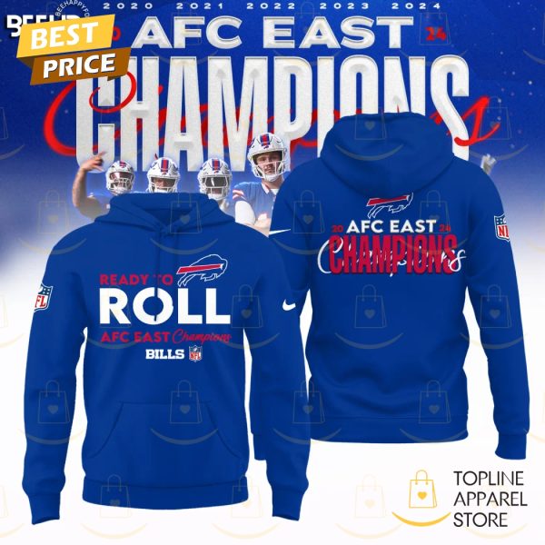 Ready To Roll Buffalo Bills 2024-2025 AFC East Division Champions Hoodie