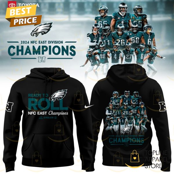 Ready To Roll NFC East Division Champions Philadelphia Eagles Hoodie - Black