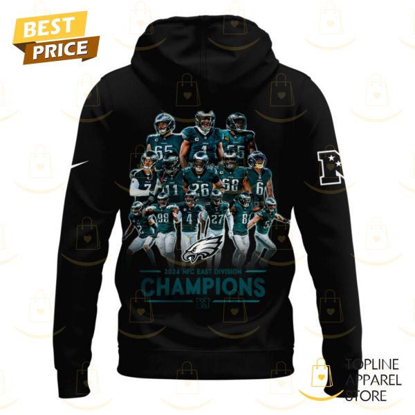 Ready To Roll NFC East Division Champions Philadelphia Eagles Hoodie - Black - Image 3