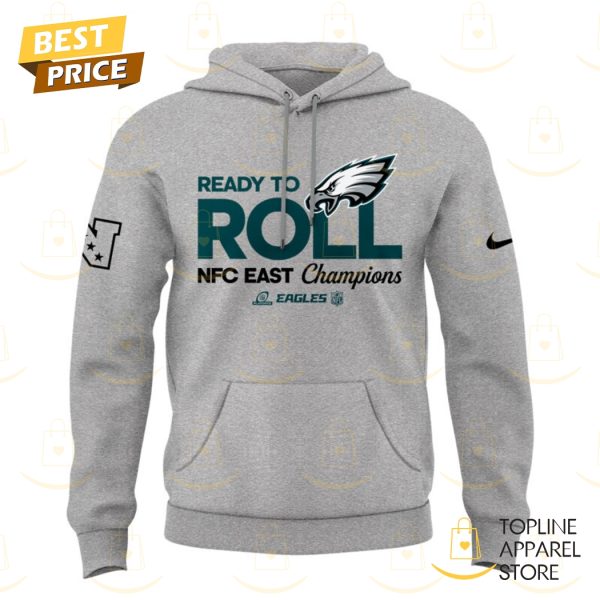 Ready To Roll NFC East Division Champions Philadelphia Eagles Hoodie - Grey - Image 2