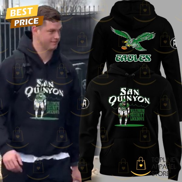 San Quinyon Philadelphia Eagles Maximum Security Lockdown Hoodie - Black
