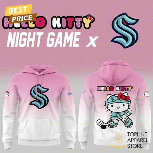 Seattle Kraken x Hello Kitty Night Game Hoodie - Pink