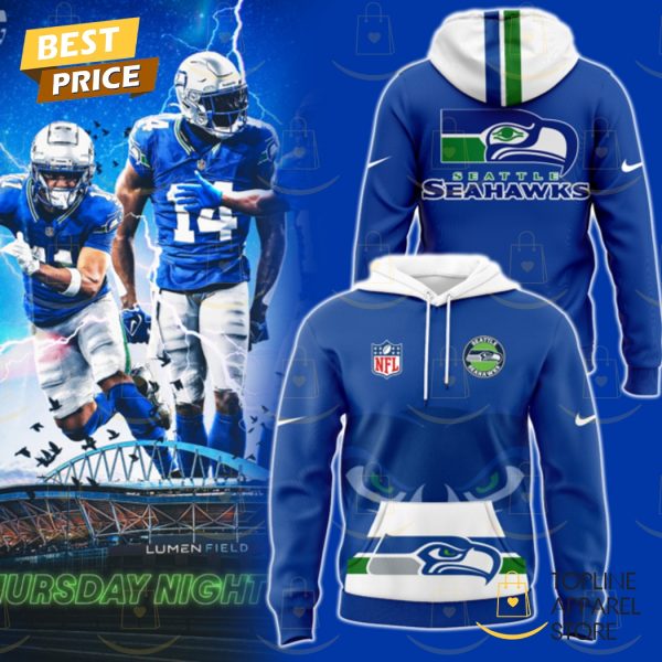 Seattle Seahawks Throwback Game Hoodie - Blue