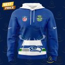 Seattle Seahawks Throwback Game Hoodie - Blue
