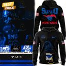 SMU Mustangs Football Dark Mode Design Hoodie