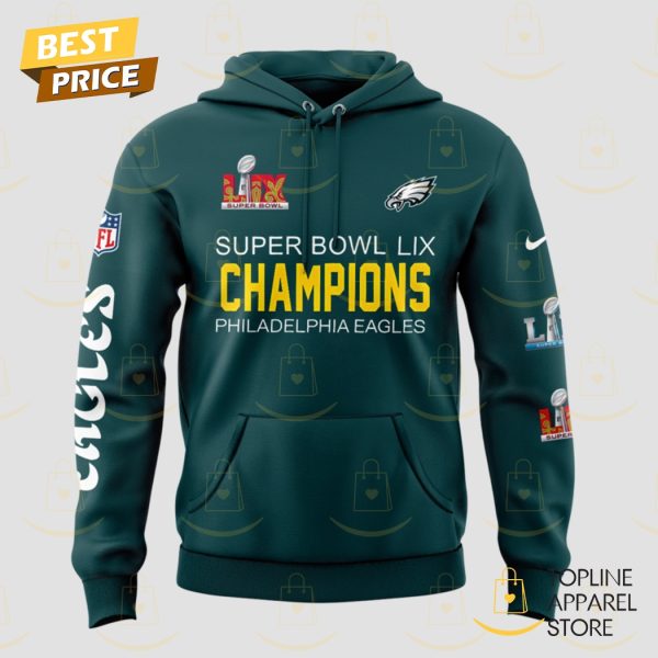 Super Bowl LIX Champions Philadelphia Eagles Hoodie - Image 2