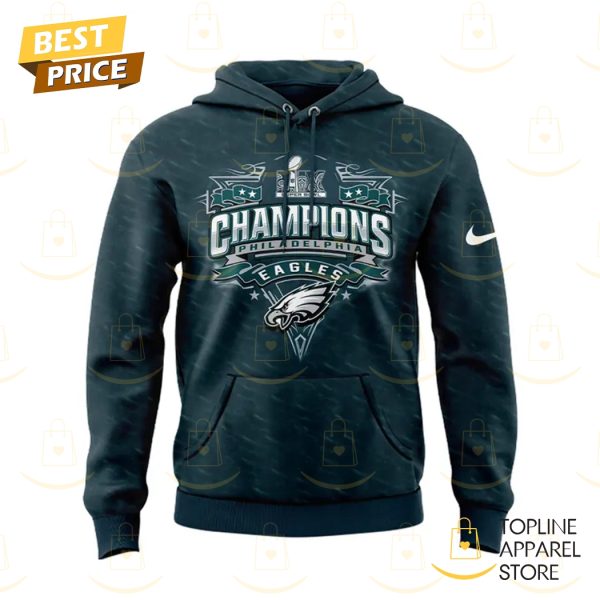 Super Bowl LIX Champions Philadelphia Eagles Hoodie - Image 2