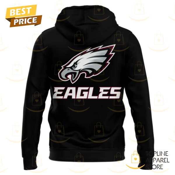 Super Bowl LIX Champions Philadelphia Eagles Hoodie - Black - Image 3