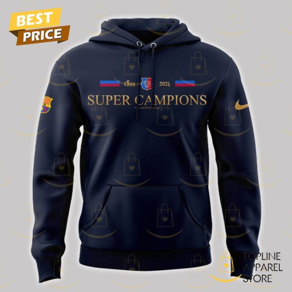 Supercopa De Espana Campions FC Barcelona Hoodie - Image 2