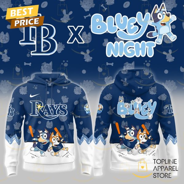 Tampa Bay Rays Bluey Night 2025 Hoodie